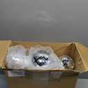 Haull 8 Pcs Large Disco Ball Set Silver Mirror Disco Reflective Ball with Hanging Ring Party Ornament Decoration for Stage Club Ballroom Dance Hall Wedding Prom Props(8'', 6'', 4'')