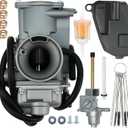 16100-HA6-681 Carburetor for Honda Big Red 250 ATC250ES 1985 1986 1987 Carb With Petcock Fuel Tank Shut Off Valve