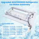 Upgraded AEQ72909603 AEQ72909602 Refrigerator Ice Maker Assembly, Compatible with LG Refrigerators, Replacement for 2216335 AH3617225 EA3617225, 12 Cube Flex Tray Kit