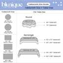 Rectangle Tablecloth 52x70 Inch Washable Table Cover Tropical Plant Leaves, Floral Table Cloth for Kitchen Dining Indoor Outdoor Tabletop Decoration (Palm Leaves, 52x70 inch)