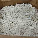 US Weight 2" x 500' SunSheild Plastic Safety Chain – White