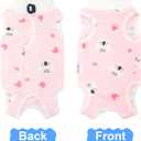 Cat Recovery Suit Female, Breathable Cat Onesie After Surgery Female for Abdominal Wounds or Skin Diseases, Surgery Recovery Suit Kitten Onesie After Spay Wear Anti Licking, Koala Small
