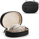 Soft Case for Beats Studio Pro/Sony WH-1000XM4/ Sony WH-XB910N/ Beats Studio3 Headphone, Soft Shell Travel Protective Carrying Cover Storage Bag, Black