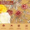 Maison d' Hermine Table Cloth Rectangle Table 100% Cotton 60 x 90 Inches Tablecloth Reusable Decorative for Dining Kitchen Room Farmhouse Home Gifts for Mothers Day Spring Summer - Marquise