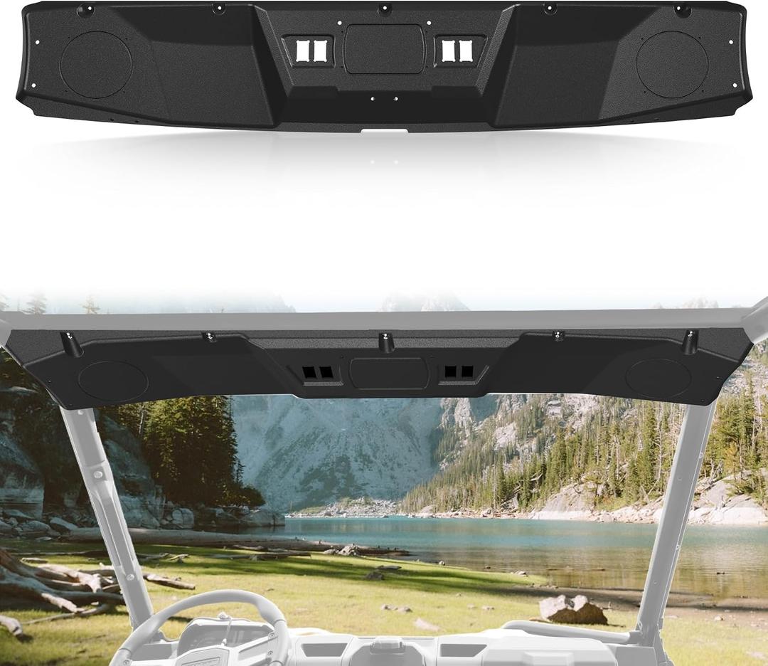 Overhead 6.5" Speaker Pods Roof Liner for Ranger XP 1000 / Crew | Front Roof Full Enclosure Speaker Box for Polaris Ranger XP 1000 / Crew 2017-2025 Accessories, All-Weather Protection