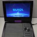 SUNPIN New 11.5" Portable DVD Player for Car and Kids, 9.5" Swivel Brightness Enhanced Screen, with Car Charger and Headrest Mount, Upgraded Remote Control, 5 Hours Battery, Dual Earphone Jack(Purple)