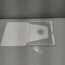 Case for iPad Pro 11 inch M5/M4 (2025/2024, 6th/5th Generation), Removable and Detachable Magnetic Cover with Pencil Holder, Vertical Adjustable Stand, Tri-Fold Multi-Angle, White