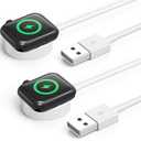 for Apple Watch Charger, Magnetic Wireless iWatch Charger Fast Charging Cordless Travel Cable 3.3FT Compatible with iWatch Series Ultra 9/8/7/6/SE/SE2/5/4/3/2/1 (White)
