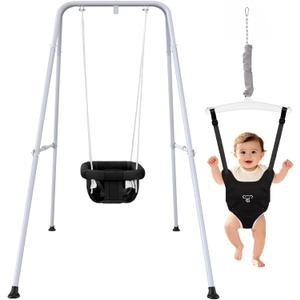 2 in 1 Baby Jumper with Swing, Indoor and Outdoor Use, Baby Jumpers and Bouncers