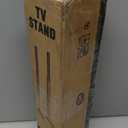 Rfiver Table Top TV Stand with Height Adjustable TV Legs, TV Stands Base with Cable Management for Most 37 to 86 Inch Flat or Curved TVs, Steel TV Feet Holds up to 150 lbs, Max VESA 800x600mm, Black