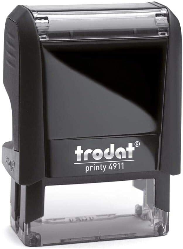 Trodat 4911 Return Address Stamp - Custom Text Stamp - Choose from Many Fonts & Colors! (SMALL)