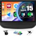 2G+64G Android 15 Car Stereo for Chevrolet Chevy Equinox 2016-2018 with Wireless Carplay Android Auto,10.1 Touchscreen Car Radio with Mirror Link WiFi/GPS Navigation Bluetooth FM/RDS SWC Rear Camera