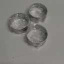 HULISEN Round Cake Ring Mold, Stainless Steel 3” Cooking Crumpet Rings with 1 Pusher & 3 Food Form, Tuna Tartare Mold for Pancake, Salad, Mousse