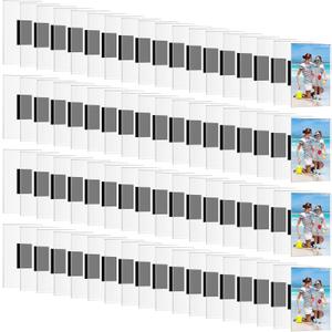 Wenqik 100 Pcs Acrylic Magnetic Picture Frame 4 x 6 Inches Magnetic Photo Frames Plastic Picture Holder for Refrigerator Fridge Locker Wall Accessories Office Cabinet Dishwasher