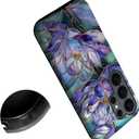 for Samsung Galaxy S26 Ultra Case | Stained Glass Purple Lotus | Slim Drop Protection Design