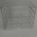 Desk Organizer and Storage,4-Tier Paper Letter Tray Organizers,Stackable Clear Desktop Organizer for Documents,Book Magazine Storage,Office Supplies, (Clear,4 Pack) (4 Count (Pack of 1))