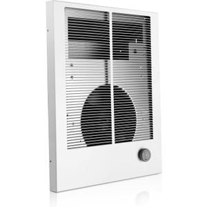 198 High Capacity Electric Wall Heater for 3800W, 240VAC Energy-Saving Electric Heaters with White Painted Grille, Quiet Operation for Indoor Use