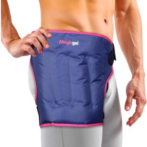 Magic Gel Extra Large Hip Ice Pack Wrap - Reusable Cold Pack for Hip Bursitis, Hip Replacement Surgery and Hip Flexor Pain. Hip ice wrap for Inflammation, Swelling and Hip Pain Relief