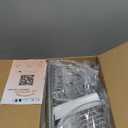 ALLZONE Corner Shower Caddy Tension Pole, 4-Tier Adjustable Shelves, Rustproof Bathroom Shower Organizer Corner for Inside Shower Storage, Tension Mounted, 56 to 113 Inch Height, Sliver (Silver)