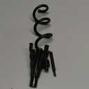 Christmas Tree Topper Holder -Universal Twist On Tree Topper Stabilizer Xmas Tree Topper Support Adjustable Secure Attachment for Star Angel Snowflake Ornaments Fit Most Christmas Trees & Topper Bases (Black)