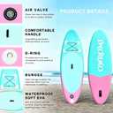 Kids Stand Up Paddle Board with Inflatable SUP Accessories, Non-Slip Comfort Deck Inflatable Paddle Board for Kid, Durable, Lightweight Fin for Youth & Kids