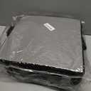 Booster Seat for Kitchen Chair, Toddler Booster Seat for Dining Table with Backrest & Safety Buckles, Non-Slip Portable Dining Seat, High Chair Alternative for Home & Travel (Gray Black)