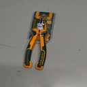 6-Inch High Leverage Side Cutting Pliers, High Leverage Diagonal Pliers with Deburring Function, 30% Labor Saving, Black Polished