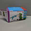 Dinosaur Shooting Boy Toys for Kids Age 3 4 5 6 7 8 - Moveable Shooting Game with Scoreboard, Light and Sound, 12 Foam Balls, Boy Toddler Toys 5-7 6-8 8-10, Competition Game Gifts (Green)