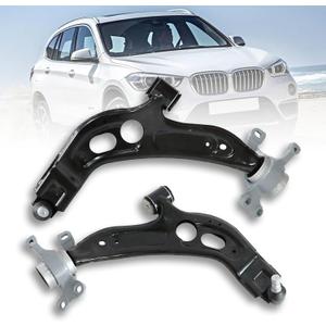 SecosAutoparts 2Pcs Front Lower Forward Control Arm with Ball Joint Compatible with 2016-2022 BMW X1, 2018-2023 X2, Fit for 2016-2024 Mini Clubman Countryman, Replaces 31126882843 31126874341