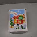 OurWarm 8FT Christmas Inflatable Outdoor Decoration, Climbing Santa Inflatable Outdoor Christmas Blow up Yard Decorations with LED Lights, Outdoor Christmas Inflatables for Roof Tree Lawn Xmas Decor