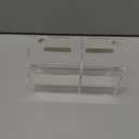 BEYGORM Magnetic Dry Erase Marker Holder for Whiteboard,Non-slip Acrylic Magnet Pen Holder for Fridge Refrigerator,Locker Organizer for Work,Locker Accessories,Pencil Cup for Desk,Marker Organizer (Clear)