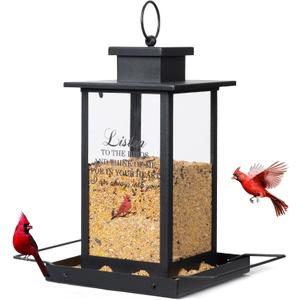 Urllinz Memorial Bird Feeders for Outdoors, Sympathy Gifts for Loss of Loved One Dad Mom, Remembrance Condolences Bereavement Memorial Gift Idea, Funeral Condolence in Loving Memory