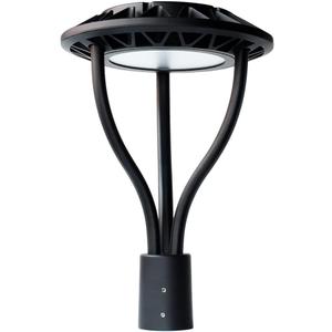 Led Post Top Light 60W Circular, DLC/ETL Listed LED Street Area Post Top, Outdoor IP65 Waterproof, Pathway Pole Yard Light Fixture (60W)