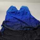 Tempt Me Two Piece Tankini Swimsuits for Women Tummy Control Bathing Suit with Shorts Athletic Swimwear (XX-Small, Blue Gradient)