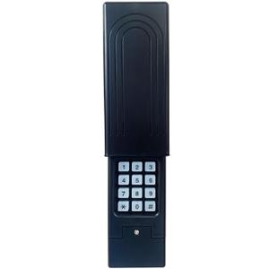 Keyless Entry KLIK2U, Compatible with Chamberlain LiftMaster Craftsman Genie Security +2.0 and More, Universal Garage Door Opener Keypad (Black)