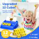 Learning Games for Kids Ages 3-8, Matching Letter Game for Kids Toys Ages 3-8 Educational Toys for 3-8 Year Olds Boys Girls Birthday Party Easter Gifts for 3-8 Year Olds Boys Girls Blue