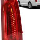 LED Tail Light Assembly Compatible with 2013-2018 Cadillac ATS Left Driver Side Taillight Replace 84081571