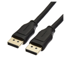 Amazon Basics DisplayPort 1.4 Cable, 32.4Gbps High-Speed, 8K@60Hz, 4K@120Hz, Dynamic HDR and 3D, Gold-Plated Plugs, HBR3 Compatible, 6 Foot, Black