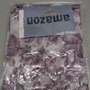 Violet Flower Tulle Curtains, 150 cm Length, 2 Panels, Modern Romantic Princess Deep Purple Flower Sheer Curtains for Bedroom Light Filtering, French Rod Pocket Printed Window Curtains for Girl's Room