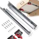 Gobrico Soft Close Undermount Drawer Slides 18", 100LB Full Extension Solid
