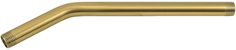 Kingston Brass K163A7 12-Inch Shower Arm in Brushed Brass