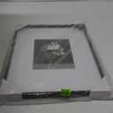 Mikasa Metal Portrait Frame, Displays 8x10 Photo with Mat, 16x20 without Mat, Black