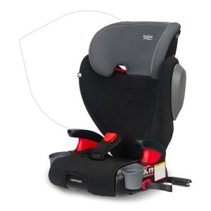 Britax Highpoint Backless Belt-Positioning Booster Seat, SafeWash Black Ombre. Mfd 12/18/2025