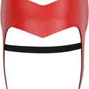 Kuberas Scarlet Headpiece Witch Maximoff Crown Cosplay Helmet Accessories Halloween Costume Props for Adults (One Size, Style 1- Lightweight Leather)