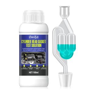 Head Gasket Tester Kit, Combustion Leak Tester with Universal Adapter Fast and Accurate Detection Prevent Engine Damage Nondestructive Testing Simple to Operate for Cars Suvs Trucks, 3.3oz