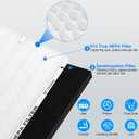 HEPA Replacement Filter Set Compatible with Coway Airmega AP-1512HH & 200M 2 True HEPA + 4 Activated Carbon Filters for Home Air Purifier Easy Install