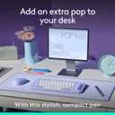 Logitech POP ICON Combo, Bluetooth Keyboard and Mouse Combo, Comfortable Typing, programmable Keys and Buttons, Quiet clicks, Easy-Switch up to 3 Devices - Lilac