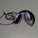 LORELEI X8 Over-Ear Wired Headphones with Microphone with 1.45m-Tangle-Free Nylon Line&3.5mm Plug,Lightweight Foldable & Portable Headphones for Smartphone,Tablet,Computer,Mp3/4(Dark Purple)