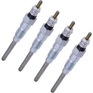 JEENDA Glow Plug 6655233 19077-65513 19077-65510 for Bobcat Skid Steer Loader 334 753 773 763 7753 S160 S175 S185 S150 B330 BL370 645 743 S150 Kubota V2203 Scat Track 1300C 1300D 1500C 1500D (4 Pack)