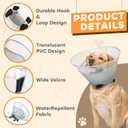 Soft Dog Cone Collar for Large Medium Small Dogs, Adjustable Cones for Dogs to Stop Licking, Recovery Collar After Surgery to Prevent Licking-Comfortable Alternative to Dog Cones(XL(Neck:17.5"-20.7") (XL)